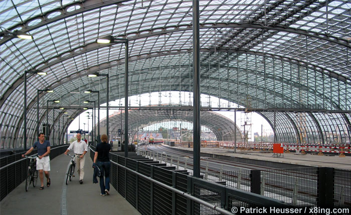 the lerrther trainstation in berlin (germany)