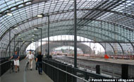 the lerrther trainstation in berlin (germany)